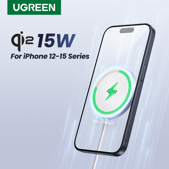 UGREEN W703 Magnetic Wireless Charger - Image 3