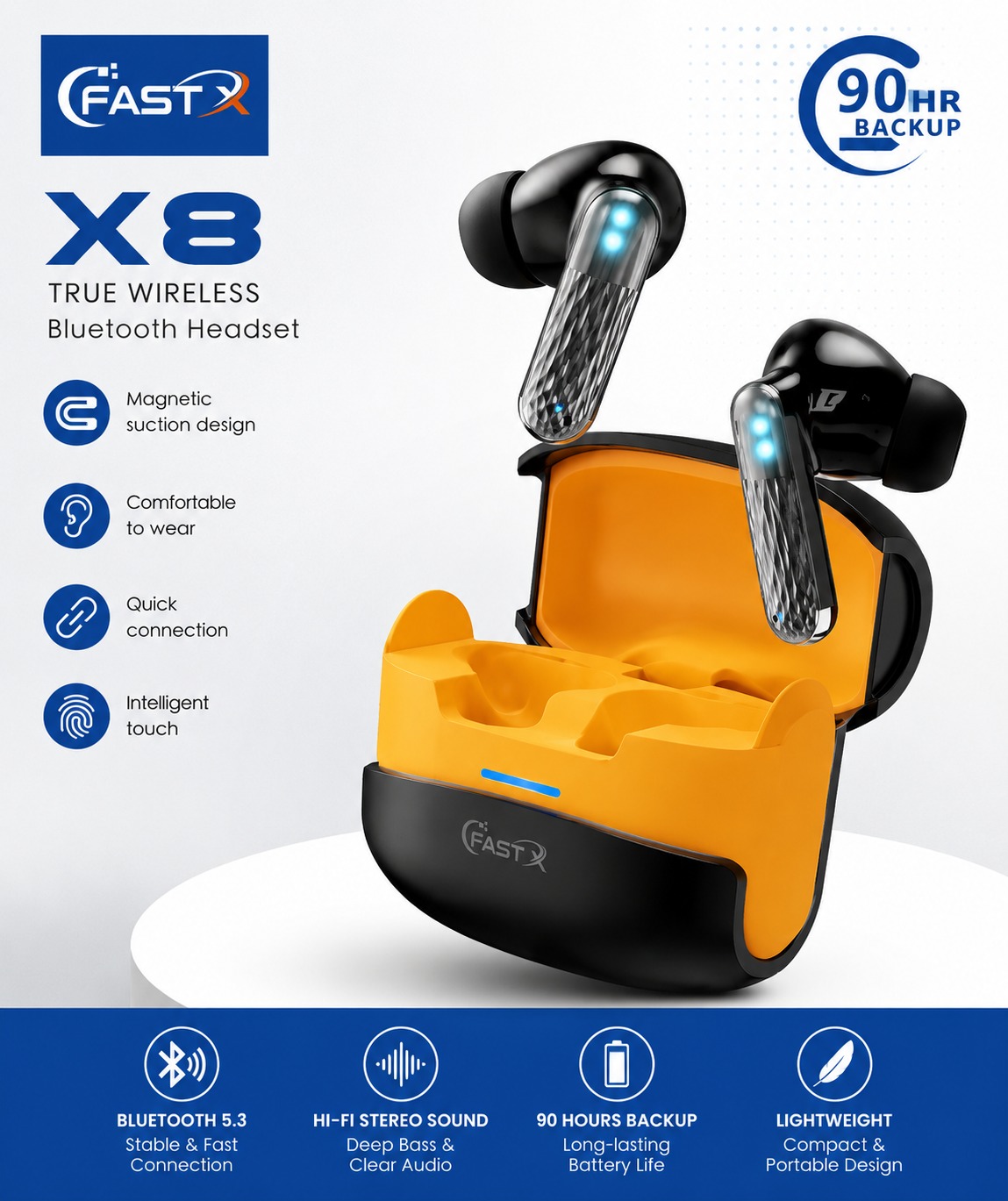 Wireless Earbuds X8